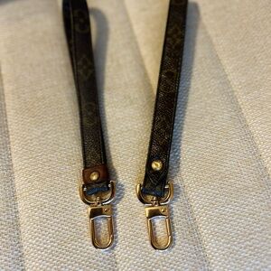 LV Monogram Strap with Gold Hardware